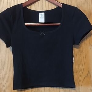 No Boundaries Black Crop Top